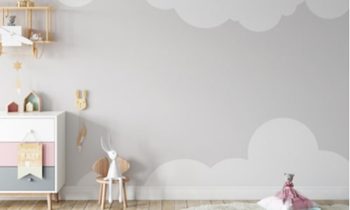 Cloud Wall Art Nursery Room